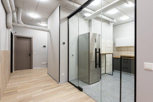 How can installing a see-through fridge door contribute to better choice making in a diet-focused household?